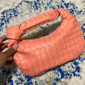 Woven mini hand bag